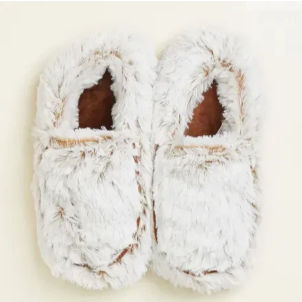 Warmies® Marshmallow Grey Slippers NEW